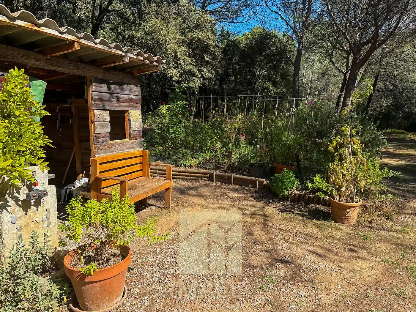 Maison à vendre Lambesc abri de jardin potager