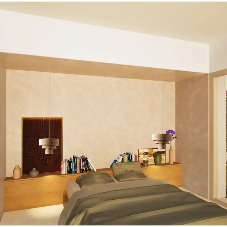 maison neuve avec piscine et jardin Aix en Provence à vendre chambre parentale