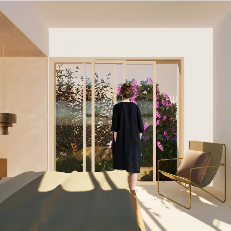 Maison neuve avec piscine et jardin Aix en Provence à vendre suite parentale