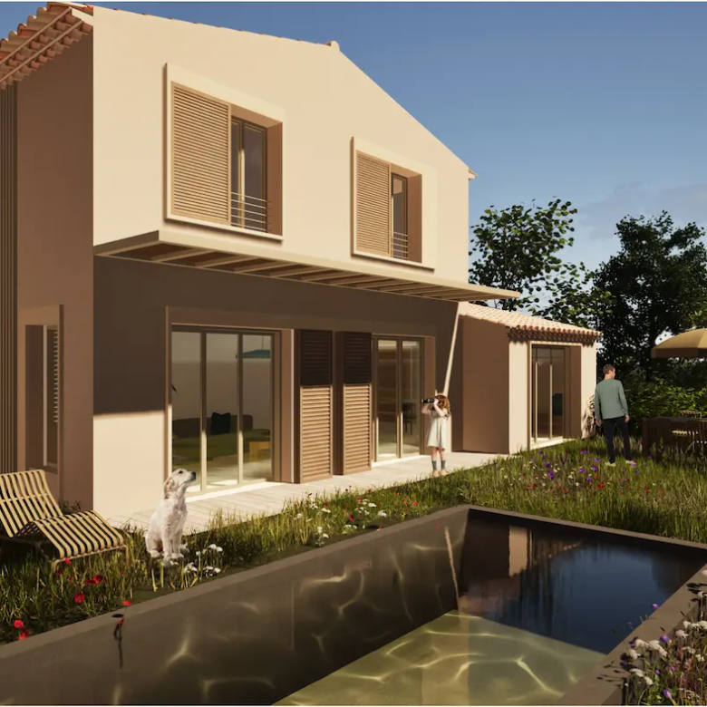 maison neuve avec piscine et jardin Aix En Provence à vendre