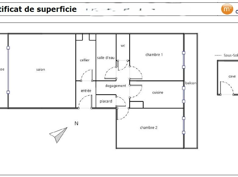 Appartement à rénover Marseille Vauban plan T3