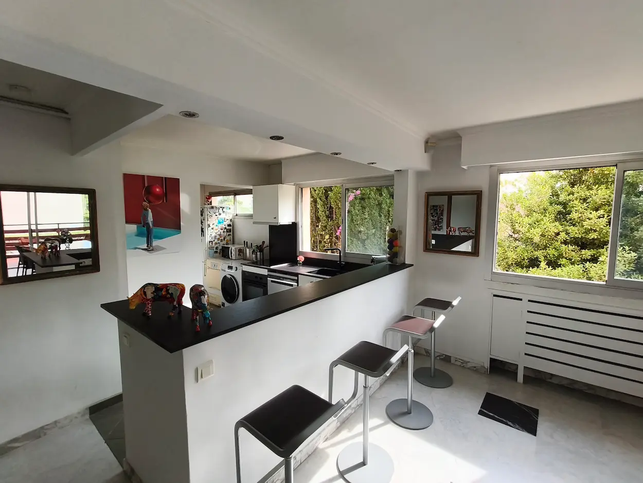 Appartement Marseille 8e Ste Anne à vendre cuisine américaine